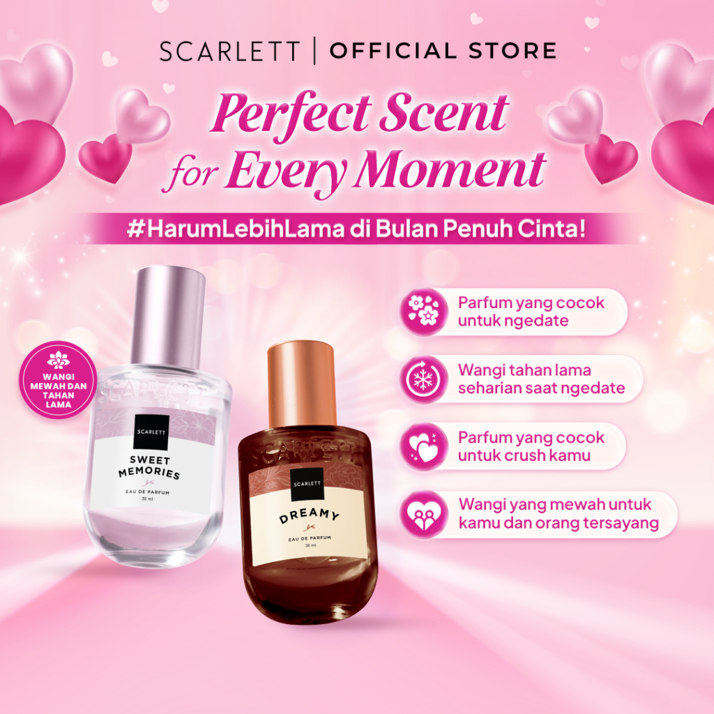 Scarlett Eau De Parfum Bundling Dreamy & Sweet memories